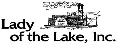 Lady of the Lake logo, Public Cruises and Private Charters on Lake Minnetonka